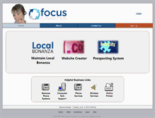 Tablet Screenshot of focusconnection.com